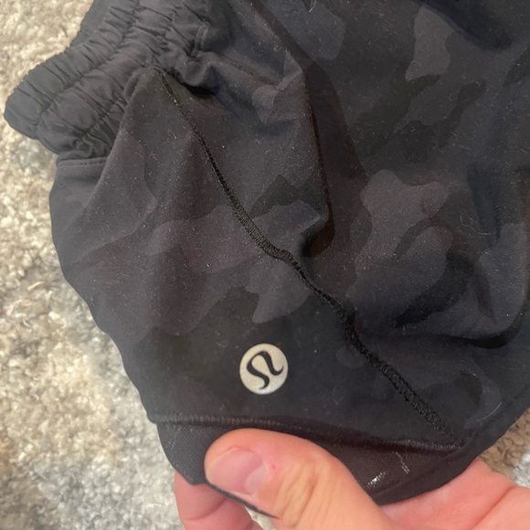 lululemon athletica Camo Black Women's Athletic Shorts - Picture 5 of 12